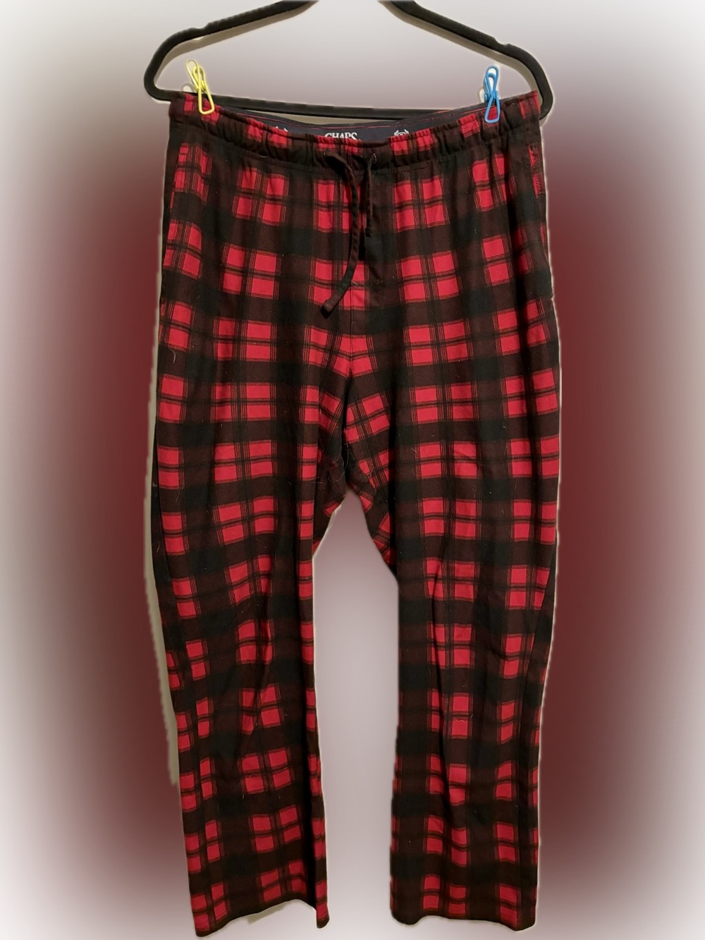 โญ๏ธ 4 for $25 SALE โญ๏ธ Chaps Red and Black Plaid Pajamas